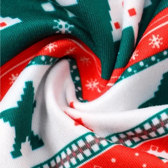 🎄 New Red & Green Holiday Handmade Outfit for Girls (Size 2-3 Years) 🎄 - Picture 6 of 8